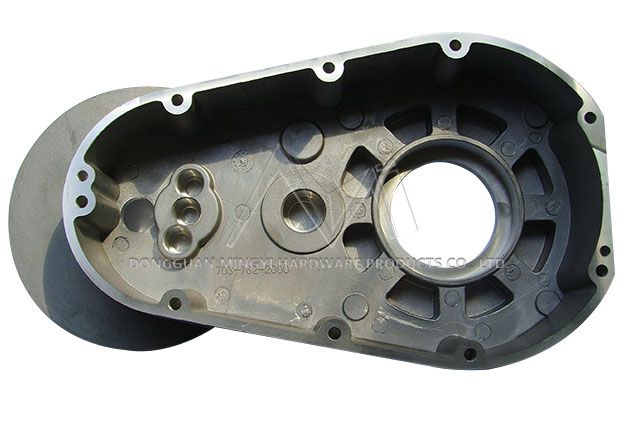 Motorcycle engine casing